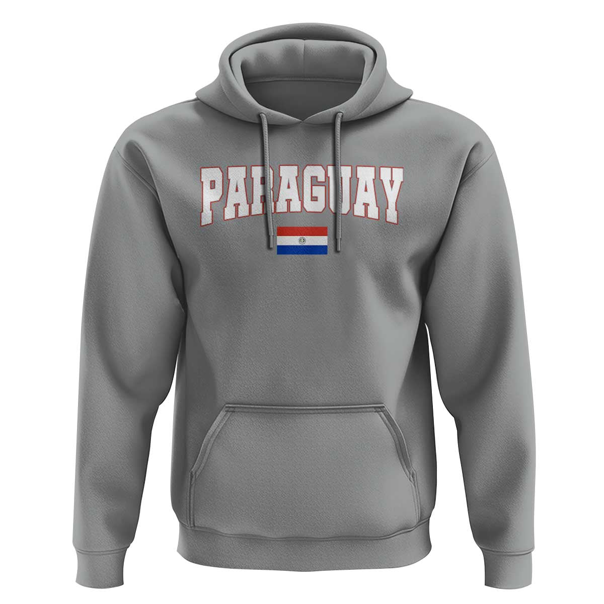 Paraguay Retro Athletic Varsity Style Hoodie Paraguaya Flag Country Pride Heritage