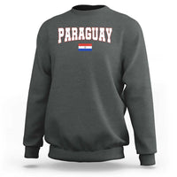 Paraguay Retro Athletic Varsity Style Sweatshirt Paraguaya Flag Country Pride Heritage