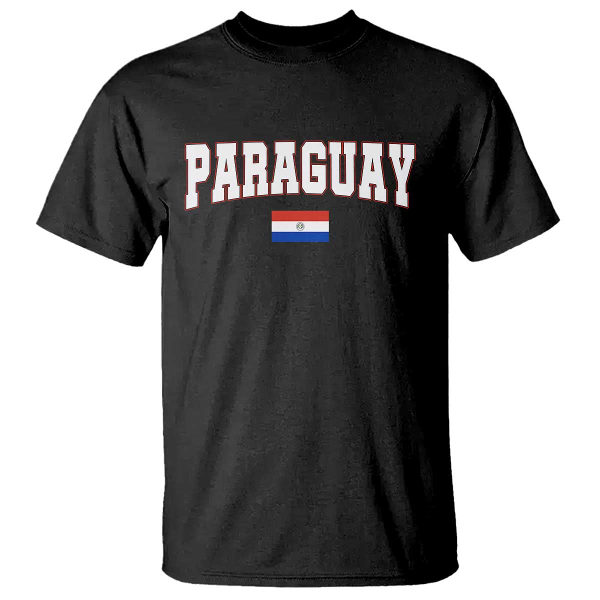 Paraguay Retro Athletic Varsity Style T Shirt Paraguaya Flag Country Pride Heritage