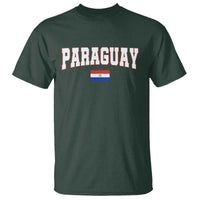 Paraguay Retro Athletic Varsity Style T Shirt Paraguaya Flag Country Pride Heritage