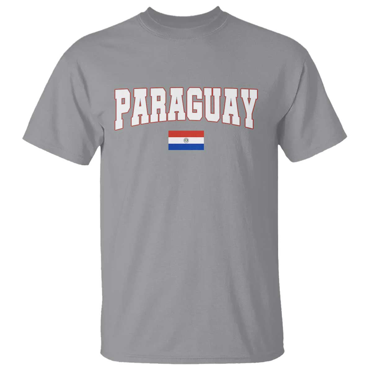 Paraguay Retro Athletic Varsity Style T Shirt Paraguaya Flag Country Pride Heritage