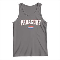 Paraguay Retro Athletic Varsity Style Tank Top Paraguaya Flag Country Pride Heritage