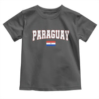 Paraguay Retro Athletic Varsity Style Toddler T Shirt Paraguaya Flag Country Pride Heritage