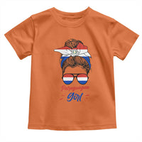 Proud Paraguayan Girl Messy Bun Bandana Aviator Sunglasses Toddler T Shirt Paraguay Heritage Roots HispanicLatina Pride