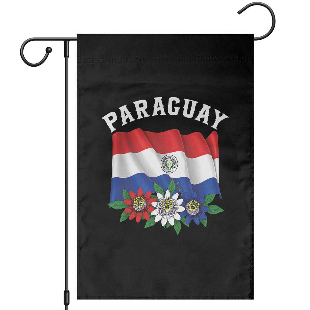 Paraguay Flag Passion Flower Mburucuya Graphic Garden Flag Paraguaya Hispanic Latino Heritage Cultura Pride