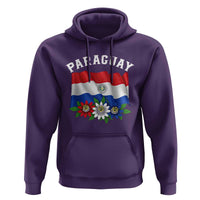 Paraguay Flag Passion Flower Mburucuya Graphic Hoodie Paraguaya Hispanic Latino Heritage Cultura Pride