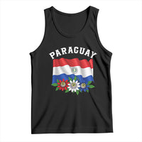 Paraguay Flag Passion Flower Mburucuya Graphic Tank Top Paraguaya Hispanic Latino Heritage Cultura Pride