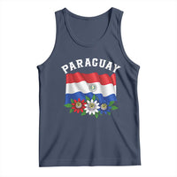 Paraguay Flag Passion Flower Mburucuya Graphic Tank Top Paraguaya Hispanic Latino Heritage Cultura Pride