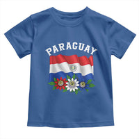 Paraguay Flag Passion Flower Mburucuya Graphic Toddler T Shirt Paraguaya Hispanic Latino Heritage Cultura Pride