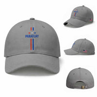 Paraguay Flag Soccer Jersey Style Graphic Baseball Cap Patriotic Paraguaya Pride Football Fans Sports Spirit
