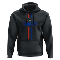 Paraguay Flag Soccer Jersey Style Graphic Hoodie Patriotic Paraguaya Pride Football Fans Sports Spirit