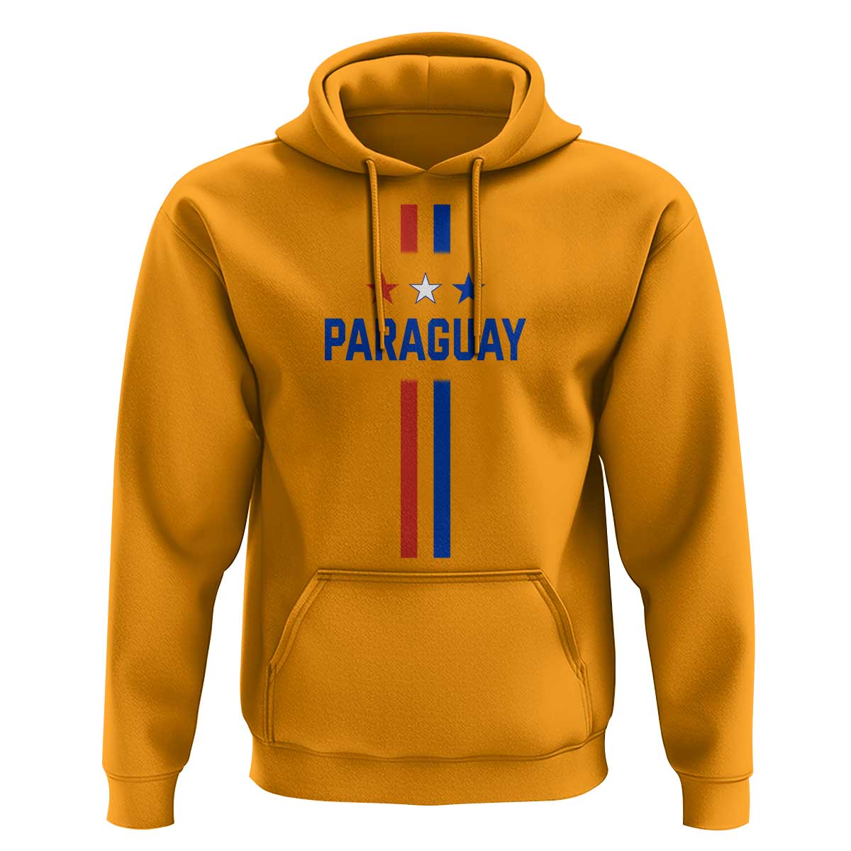 Paraguay Flag Soccer Jersey Style Graphic Hoodie Patriotic Paraguaya Pride Football Fans Sports Spirit