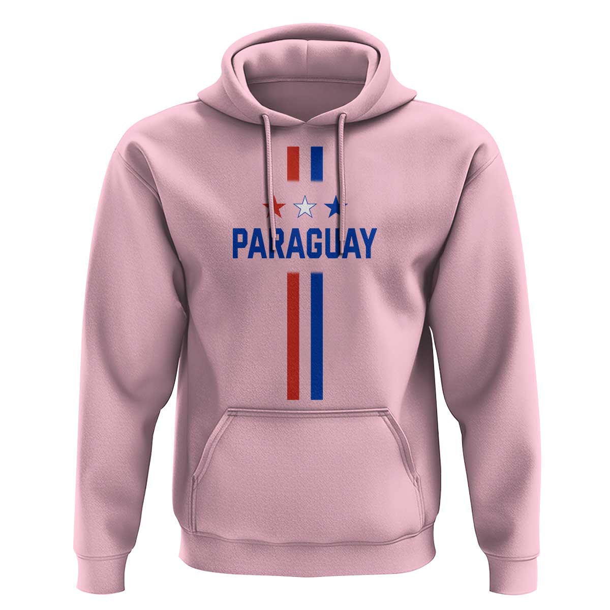 Paraguay Flag Soccer Jersey Style Graphic Hoodie Patriotic Paraguaya Pride Football Fans Sports Spirit