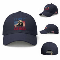 Funny I Knew It Im Surrounded by Axxholes Sci-fi Meme Baseball Cap Patriotic Space Parody USA Flag Sarcastic 1980s Movie Quote