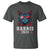 Harris 2024 T Shirt Childless Cat Lady For President American Flag - Wonder Print Shop