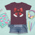Red Coquette Bow Santa Retro Christmas Vibe T Shirt For Kid - Wonder Print Shop