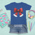 Red Coquette Bow Santa Retro Christmas Vibe T Shirt For Kid - Wonder Print Shop