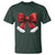 Red Coquette Bow Santa Retro Christmas Vibe T Shirt - Wonder Print Shop