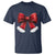 Red Coquette Bow Santa Retro Christmas Vibe T Shirt - Wonder Print Shop