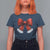 Red Coquette Bow Santa Retro Christmas Vibe T Shirt For Women - Wonder Print Shop