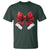 Red Coquette Bow Santa Christmas Vibe T Shirt - Wonder Print Shop