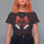 Red Coquette Bow Santa Christmas Vibe T Shirt For Women - Wonder Print Shop