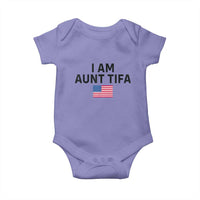 Funny I Am Aunt Tifa Baby Onesie Sarcastic Political Meme American Flag - Wonder Print Shop