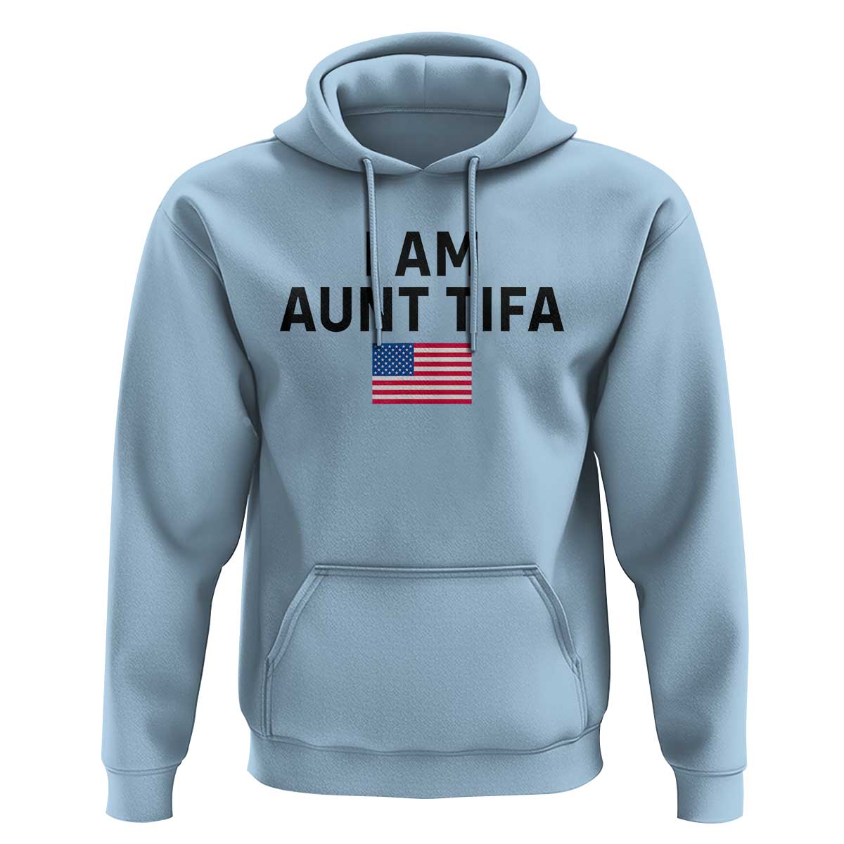 Funny I Am Aunt Tifa Hoodie Sarcastic Political Meme American Flag - Wonder Print Shop