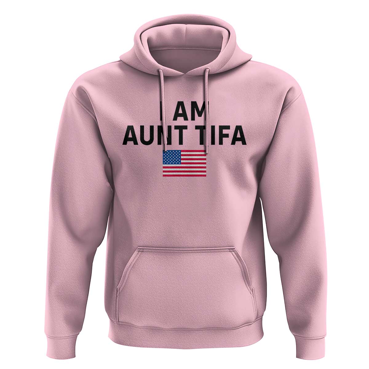 Funny I Am Aunt Tifa Hoodie Sarcastic Political Meme American Flag - Wonder Print Shop