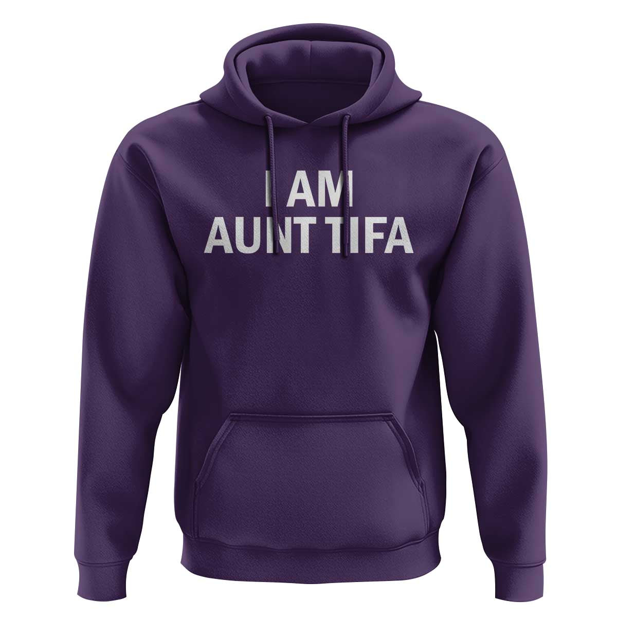 Funny I Am Aunt Tifa Hoodie Funny Political Sarcasm Patriotic Minimalist - Wonder Print Shop