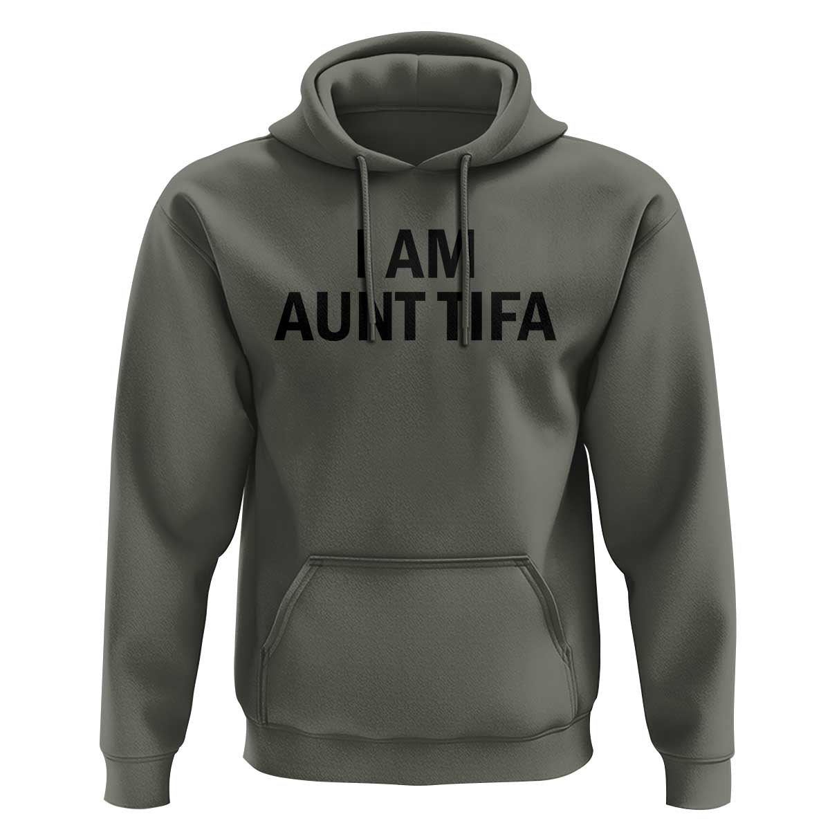 Funny I Am Aunt Tifa Hoodie Sarcastic Political Satire Minimalist - Wonder Print Shop