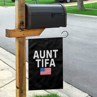 Aunt Tifa Garden Flag Funny Political Sarcasm Patriotic American Flag - Wonder Print Shop