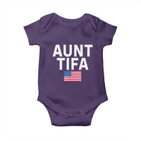 Aunt Tifa Baby Onesie Funny Political Sarcasm Patriotic American Flag - Wonder Print Shop