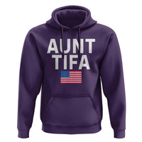 Aunt Tifa Hoodie Funny Political Sarcasm Patriotic American Flag - Wonder Print Shop