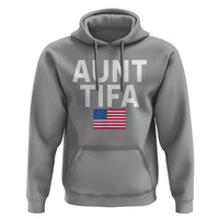 Aunt Tifa Hoodie Funny Political Sarcasm Patriotic American Flag - Wonder Print Shop