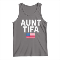 Aunt Tifa Tank Top Funny Political Sarcasm Patriotic American Flag - Wonder Print Shop