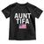 Aunt Tifa Toddler T Shirt Funny Political Sarcasm Patriotic American Flag - Wonder Print Shop