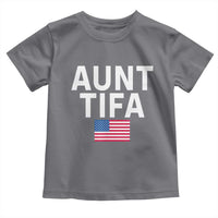 Aunt Tifa Toddler T Shirt Funny Political Sarcasm Patriotic American Flag - Wonder Print Shop