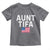Aunt Tifa Toddler T Shirt Funny Political Sarcasm Patriotic American Flag - Wonder Print Shop
