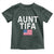 Aunt Tifa Toddler T Shirt Funny Political Sarcasm Patriotic American Flag - Wonder Print Shop