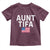Aunt Tifa Toddler T Shirt Funny Political Sarcasm Patriotic American Flag - Wonder Print Shop