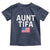Aunt Tifa Toddler T Shirt Funny Political Sarcasm Patriotic American Flag - Wonder Print Shop