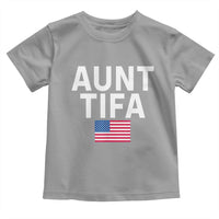 Aunt Tifa Toddler T Shirt Funny Political Sarcasm Patriotic American Flag - Wonder Print Shop