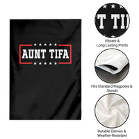 Aunt Tifa Garden Flag Funny Political Sarcasm Patriotic - Wonder Print Shop