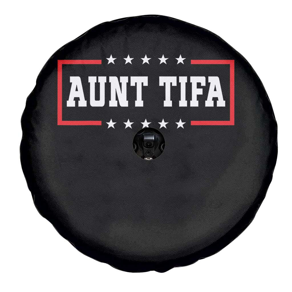 Aunt Tifa Spare Tire Cover Funny Political Sarcasm Patriotic - Wonder Print Shop