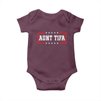 Aunt Tifa Baby Onesie Funny Political Sarcasm Patriotic - Wonder Print Shop