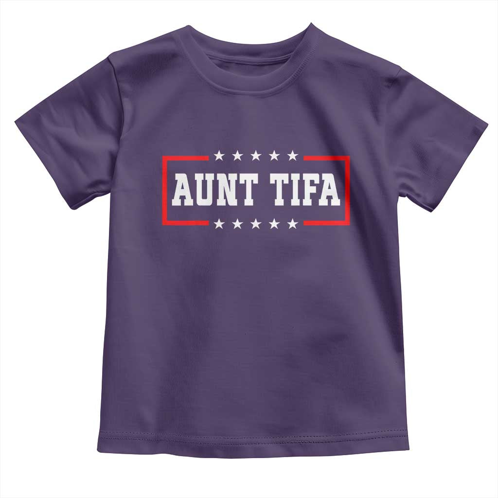 Aunt Tifa Toddler T Shirt Funny Political Sarcasm Patriotic - Wonder Print Shop