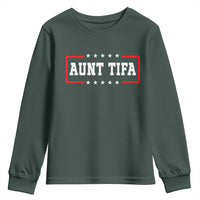 Aunt Tifa Youth Sweatshirt Funny Political Sarcasm Patriotic - Wonder Print Shop