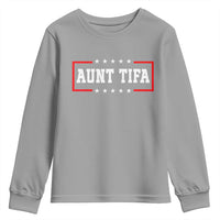 Aunt Tifa Youth Sweatshirt Funny Political Sarcasm Patriotic - Wonder Print Shop