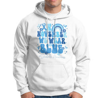 In November We Wear Blue Groovy Diabetic Diabetes Awareness Hoodie - Wonder Print Shop
